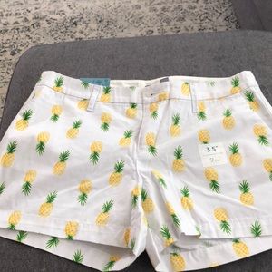 NWT Pineapple Shorts